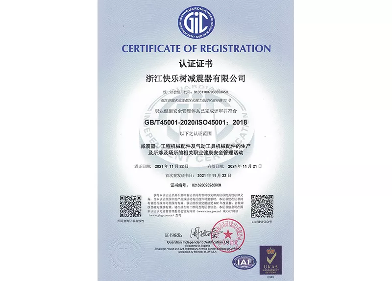 GBT-ISO-45001证书